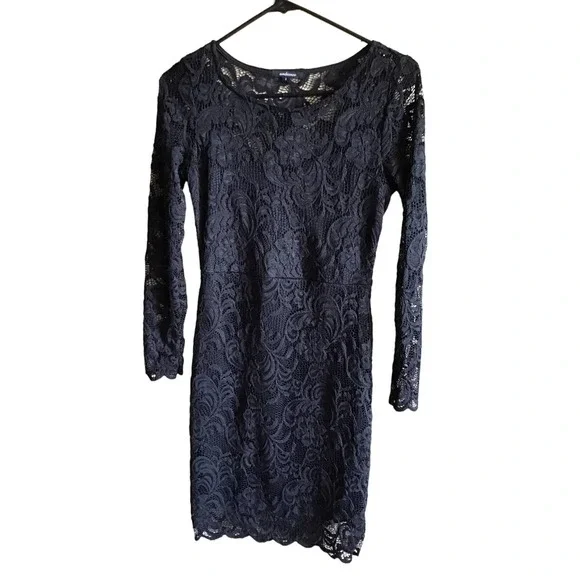 white christmas dresses Stretch Lace Deep V Tube Mini Dress Black / Medium